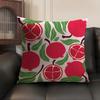 Fruit Cut Art Ins Simple Cushion Cover Natural Linen Organic Fabric DoubleSided Printing Sofa Home Decor Gift Pillow Case