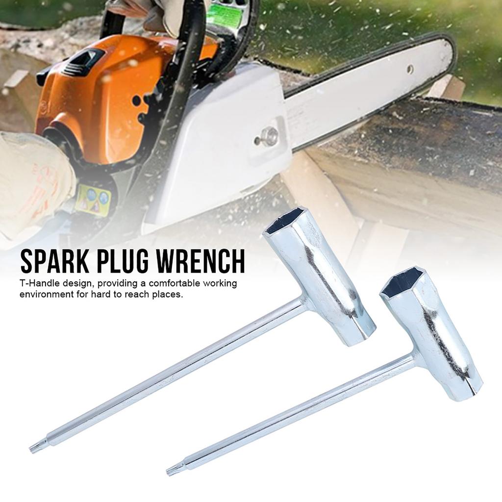 2pcs Spark Plug Spanner Wrench T27 Socket Spanner Fits for STIHL TS400 TS350 TS360