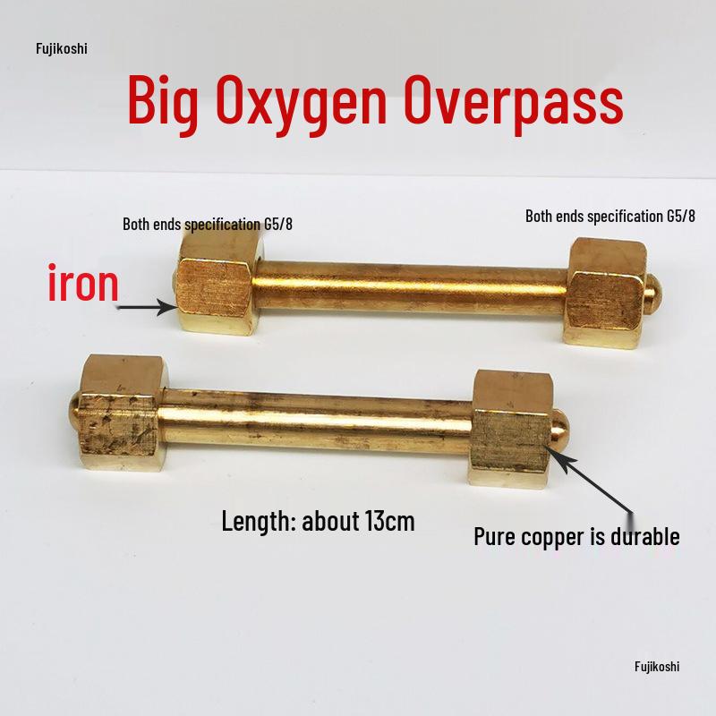 2L Portable Welding Torch Kit: Air Conditioning Accessories with Oxygen Meter, Valve, Bridge, 4L Oxygen Cylinder, and Inflation Tube.