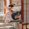 Rock Singer BBeabadoobee Office Cushion Pillowcase Car Cushion CoverXCM Lumbar Pillowcase Sofa Pillowcover