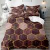 Graphics Series 3D Digital Printing Three-Piece Bedding Kit Bed Sheet Quilt Cover