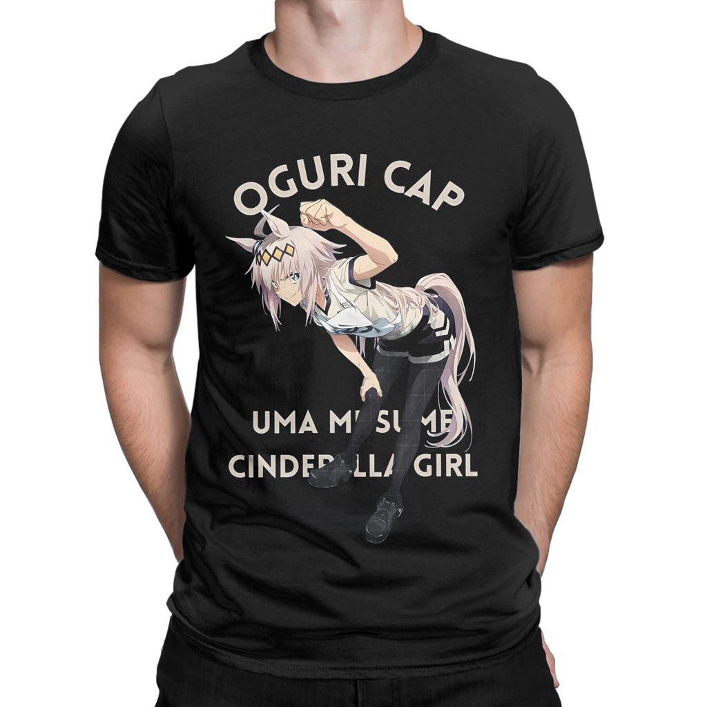 Pánská Umamusume Japonská Herní Trička Bavlněná Trička Léto Y2K Vtipné Tričko s Krátkým Rukávem Tričko s Kulatým Výstřihem Nadměrná Velikost 5XL 6XL