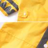 Yousheng Unisex Kids 3D Cartoon Animal Reflective Strip Hooded Raincoat Poncho Coverall
