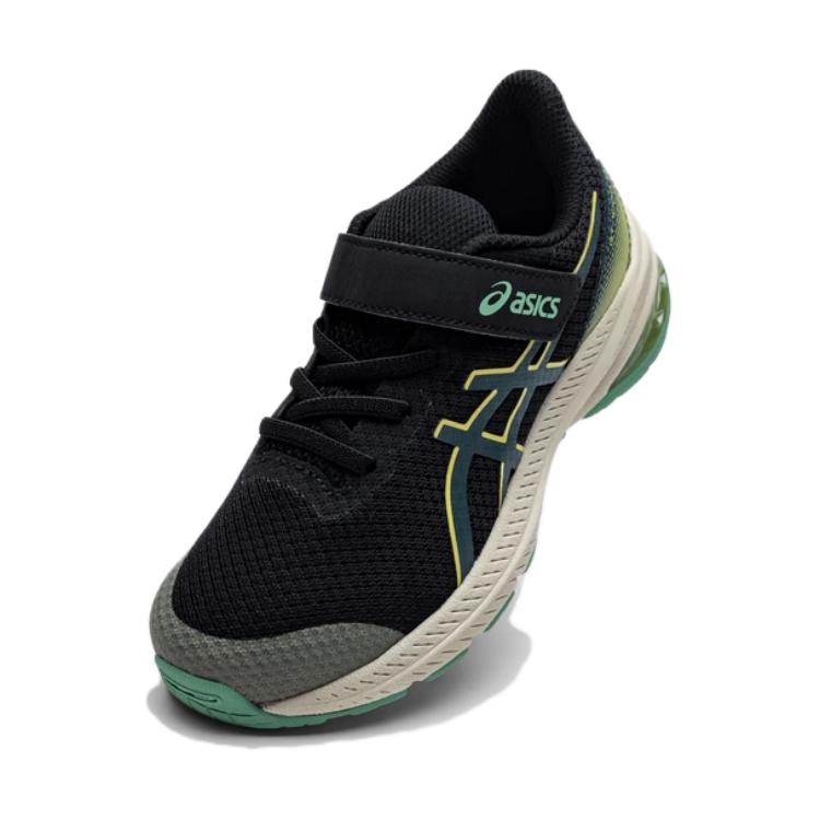 Asics GT-1000 12 Lightweight Stability Running Shoes Kids Sneakers Black White 1014A361-001