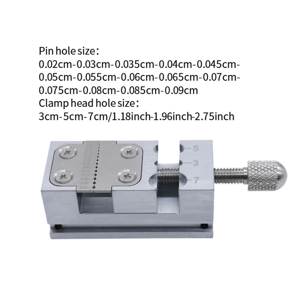 Portable Watch Repair Tool Stainless Steel Vise Clamp To Support Watch Maintenance Tasks Repair Vise Wheels 5cm