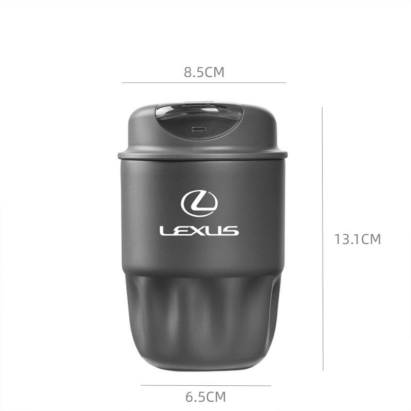 Portable Ice Cup Travel Coffee Mug Spill Proof With Lid Car Thermos Cup For Lexus IS250 Ct200h LS430 LX570 NX300h IS300h RX330 E AES1
