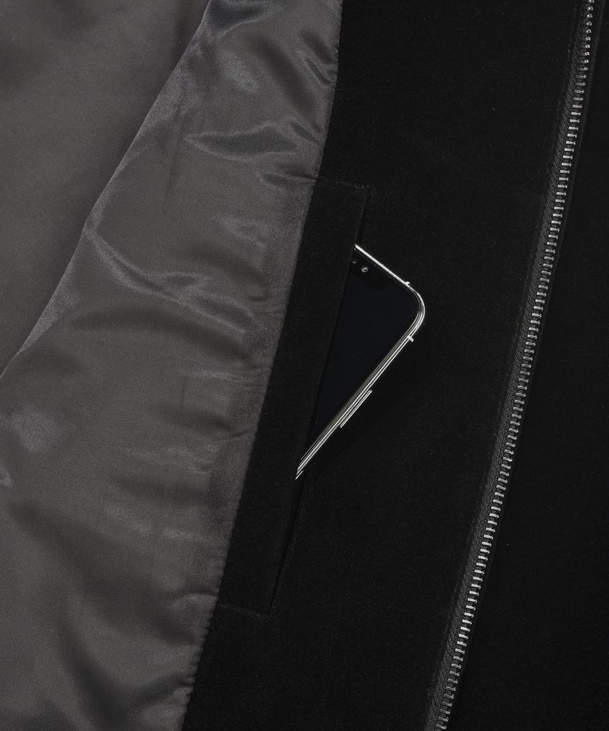 Kiimuir Suede Biker Jacket_Black