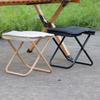 Anti-splash Water Portable Zipper Campstool Oxford Cloth Camp Chair Folding Stool Elderly People