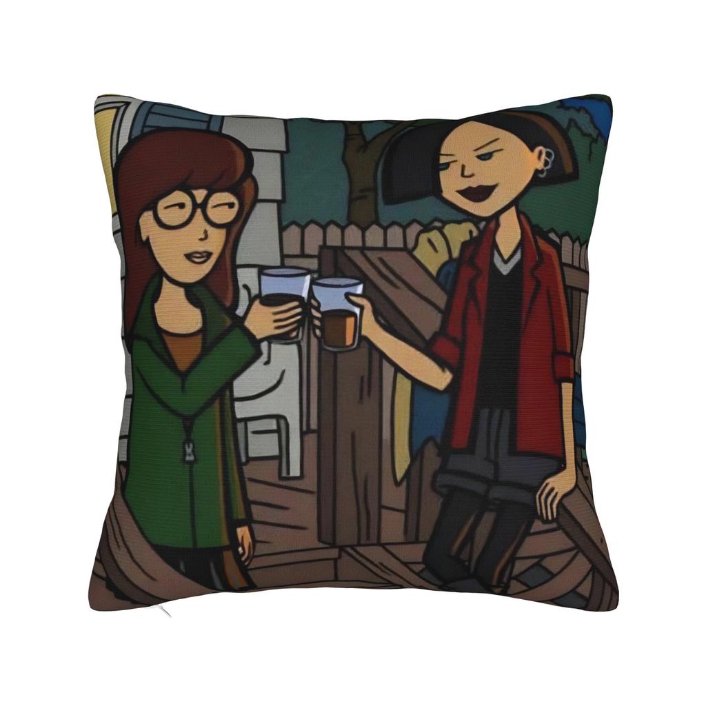 Darias Warhol Square Pillow Covers Polyester Home  Cushion Cover Cute Decor Throw Pillow Case 45*45