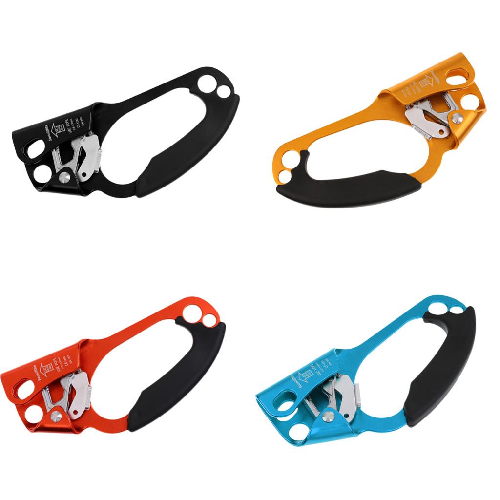 Arborist Tree Rock Climbing Right & Left Hand Ascender Riser 8-13mm Rope Clamp Grasp Device - CE Approved