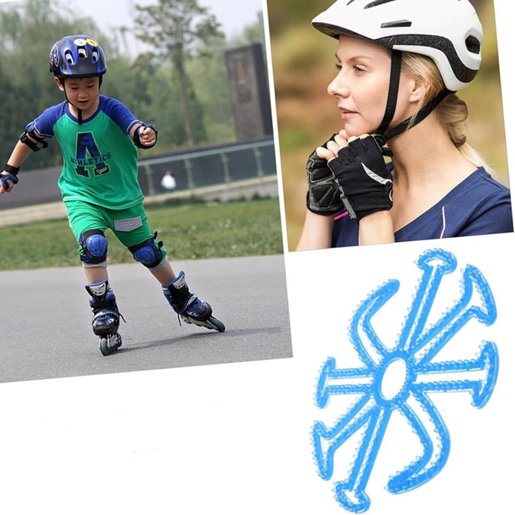 Flexible Helmet Liner Pad ABS Silicone Inner Pad Soft Breathable Safety Helmet Padding for Road Bike Motorcycle Daily Riding Helmet Accessories