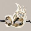 Masquerade Half Face Mask Halloween Eyemask Costume Half Mask Masquerade Costume Accsessory for Women Men Halloween