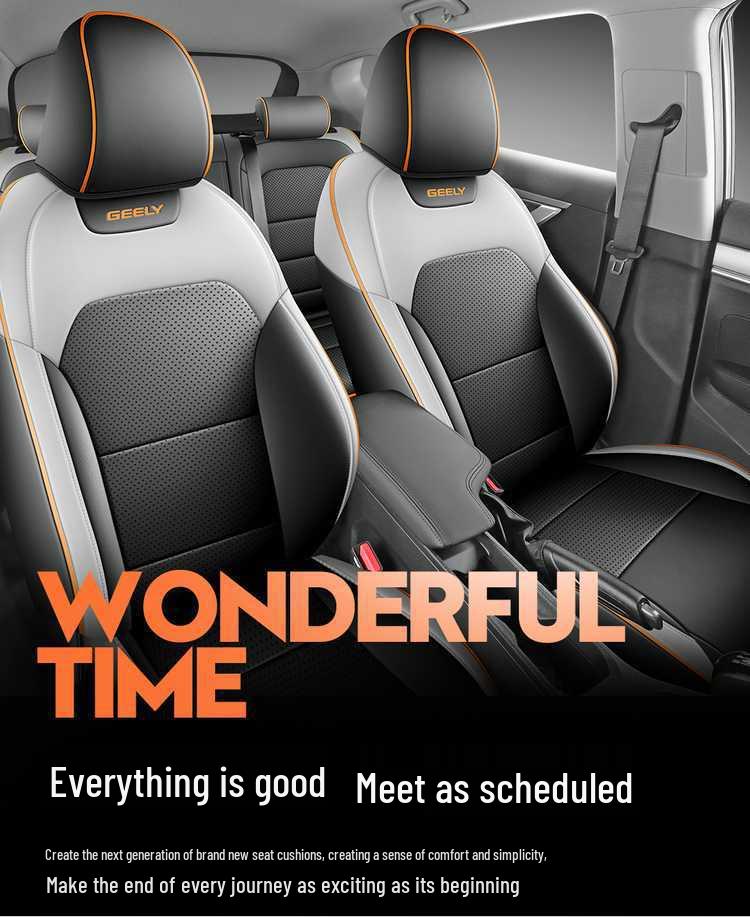 All-Season Full-Coverage Seat Covers for 2025 Geely Binyue - 24 Model-Specific Car Cushions