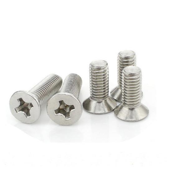 GB819 Stainless Steel Phillips Head Countersunk Machine Screw for Cabin Décor Panel Fixing