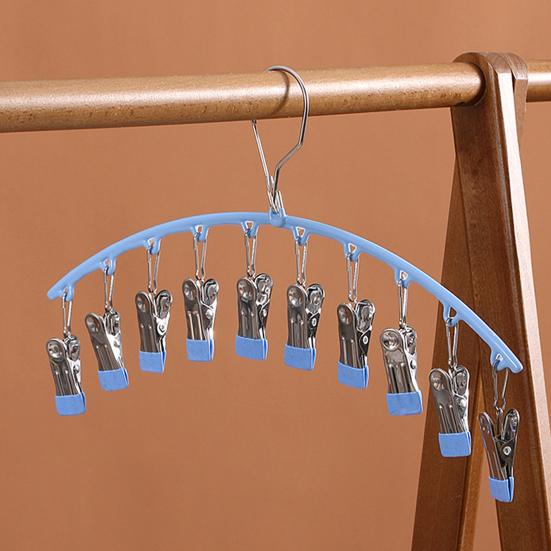 Organizer Per Leggings Con 10 Clip – Appendini In Metallo Salvaspazio Per Pantaloni Yoga, Gonne E Sciarpe