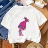 Fashion Children T Shirt Trolls Cute Kawaii Design Boys Girls Summer Street Style Crew Neck