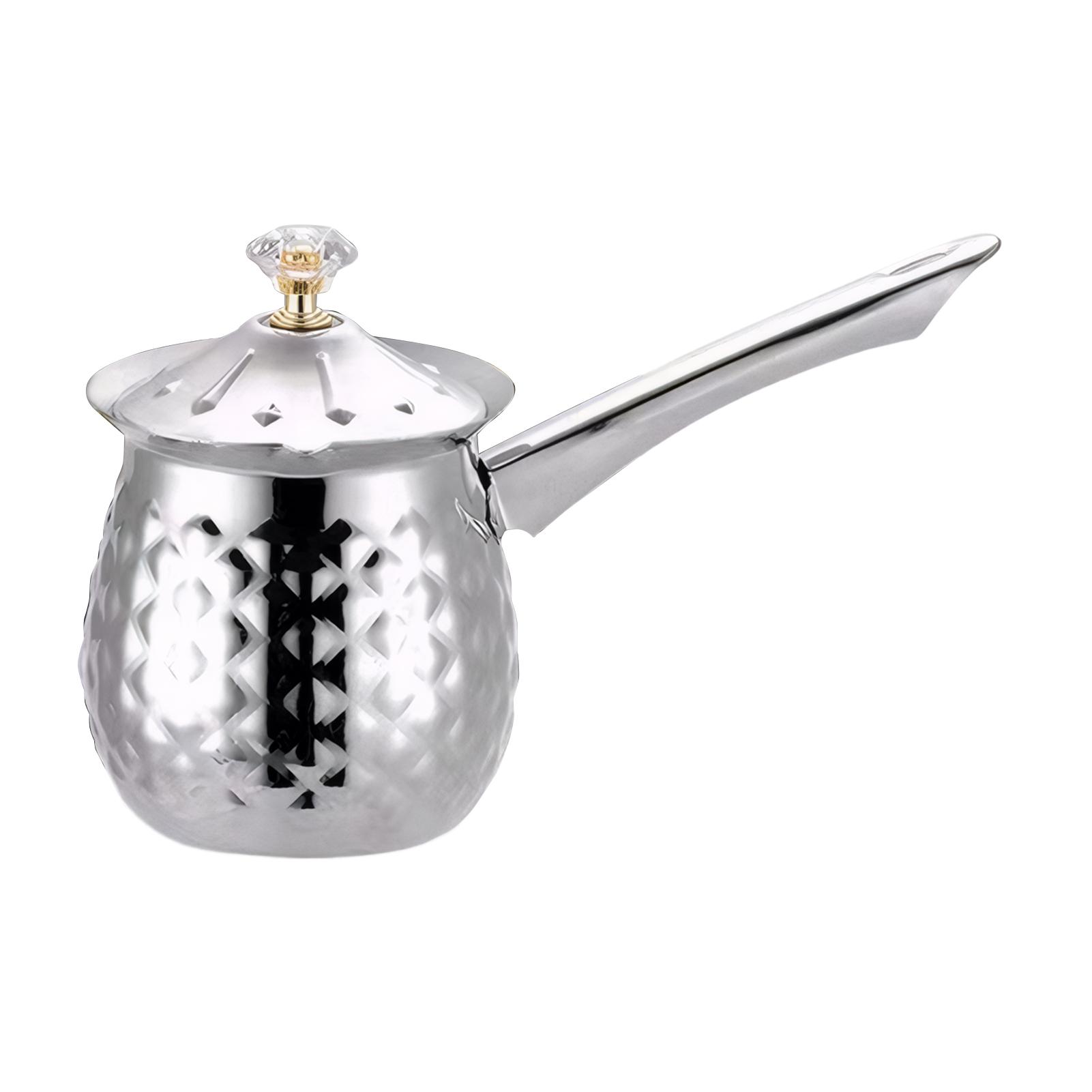 

Турецкий горшок Нержавеющий турецкий горшок Турецкое ухо Нержавеющий горшок С набором кофейных чашек 12 штук Чашка 400ml