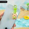 Original Q Cute Capybara Mini Small Nose Ka DIY Keychain Cute Resin Doll Mobile Phone Chain Backpack Pendant