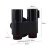 Toilet Valve Angle Valve Double Control Metal Handle One In Two Out Three-way Filling Toilet Companion High Quality