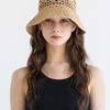 POHIES RAFFIA BUCKET HAT-BEIGE