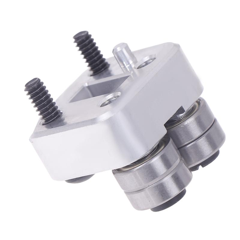 Zestaw tylnej rolki prowadzącej 42-28-0025 Piła taśmowa Srebrny Metal Tylna rolka prowadząca Do 2729-20 6232-20 6238-20 Piła taśmowa głębokiego cięcia Ac/Dc