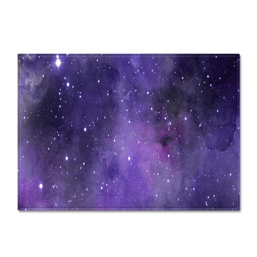 Starry Sky Carpet Feather Wind Bedroom Floor Mat