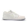 Jordan Air Jordan 1 Camellia Language Abrasion Resistant Low Top Vintage Basketball Shoes Women's White IH7323-100(Team196-)