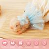 Creative Simulation Silicone Pig Doll Set with Realistic Touch and Bottle Clothing Accessories Fun Silicone Pig Doll Ornament