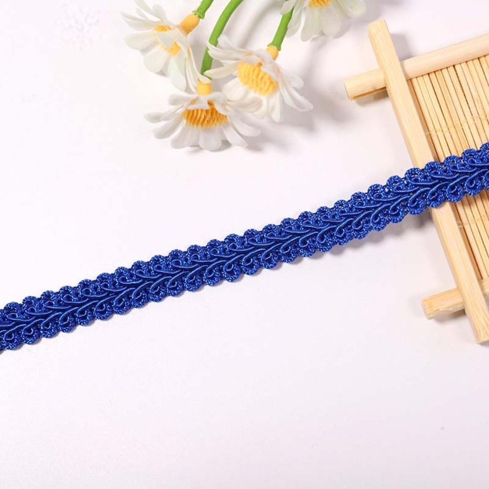 40M Length 1.2cm Wide Bright Hue Lace Trim Color Herringbone Woven Trim Lampshade Ornament