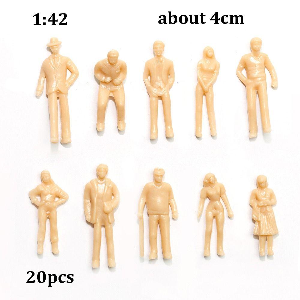 10/20/100pcs 1:75/1:50/1:42/1:30/1:25 Scale Model Building People Figures
