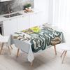 New Abstract Tea Tablecloth Waterproof and Oil-proof Dining Tablecloth Nordic Wind Bar Tablecloth Home Decoration