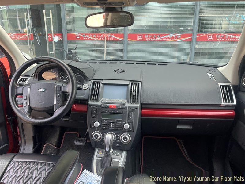 Parasol Land Rover Freelander 2 y Alfombrilla Antideslumbrante para Salpicadero - Aislamiento Térmico y Protección Solar Modificación Interior.