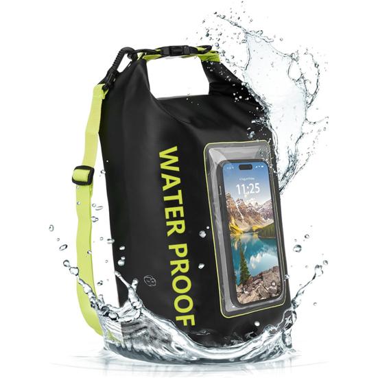 2L/5L Waterproof Phone Pouch Large Capacity Dry Bag Swimming Waist Bag for Cell Phones Sunglasses Sunscreen Storage Beach Kayaking