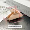 Secure Hold Large Black Hair Claw Clip Melard Coffee Acetate Durable Hair Holder for Women Thick Long Hair All Occasions