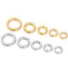 1Pc 16/18/20/24/28mm Stainless Steel O Ring Spring Clasps Round Snap Carabiner Hook Buckle Connector DIY Keychain Jewelry Making