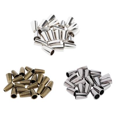 20 Pièces Stopper à Ressort en Alliage de Zinc Embout Cône Stopper à Cordon de Serrage pour Vêtements DIY Paracorde Sac de Sport