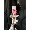 Bows Dog Car Safety Belt Shoulder Pad Cover Cute Car Interior Design Personalized Shoulder Pad Creative New Car Gift