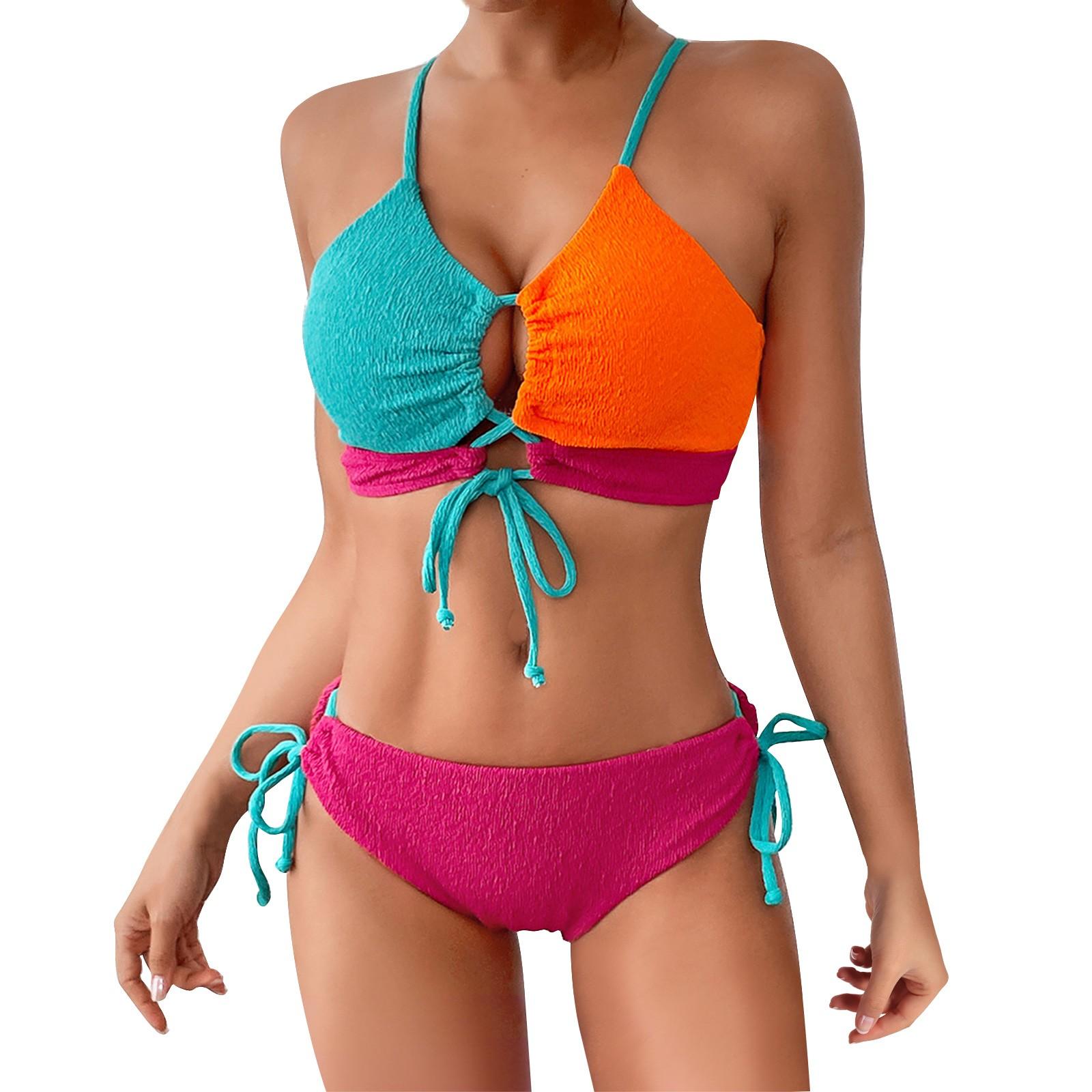 

Женские сплошные купальники Sense Bikini с подкладкой для груди No Steel Bra Swimwear XL оранжевый