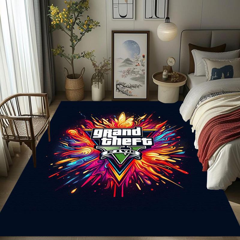 Vibes Vice City carpet printing Home Decor Art Protective pad Bathroom mat