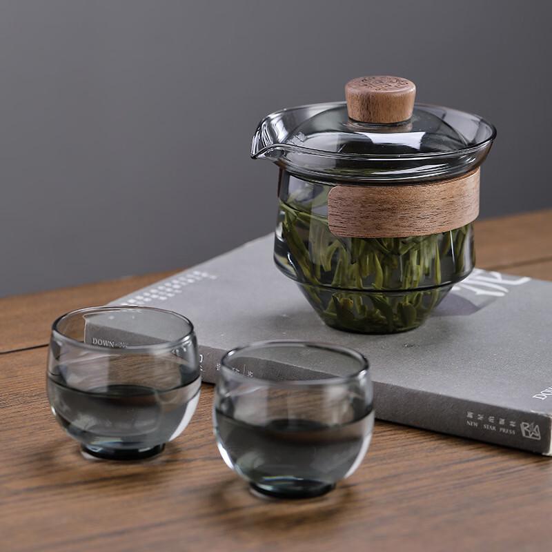 Wutuo Glass Hand-held Gaiwan Tea Bowl