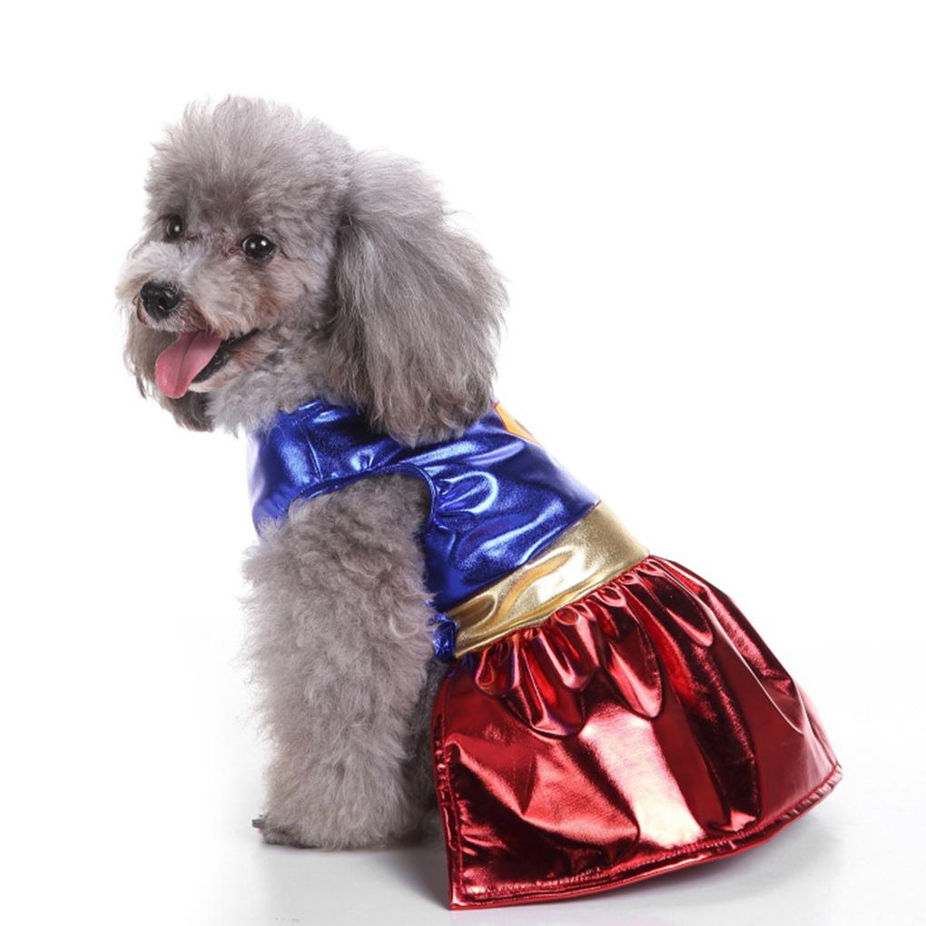 Halloween Pumpkin Dresses Costume For Dog Cat Cosplay Suit Clothing Christmas Prom Clothes
