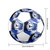 DSC Arminia Bielefeld Size 5 Soccer Ball, Machine-Stitched PVC, Durable & High Bounce, All Ages Fit, Fan Merchandise, Matches & Outdoor Use.