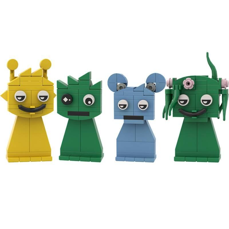 Sprunki Building Blocks Action Figure Model Toys Decoration Game Peripheral