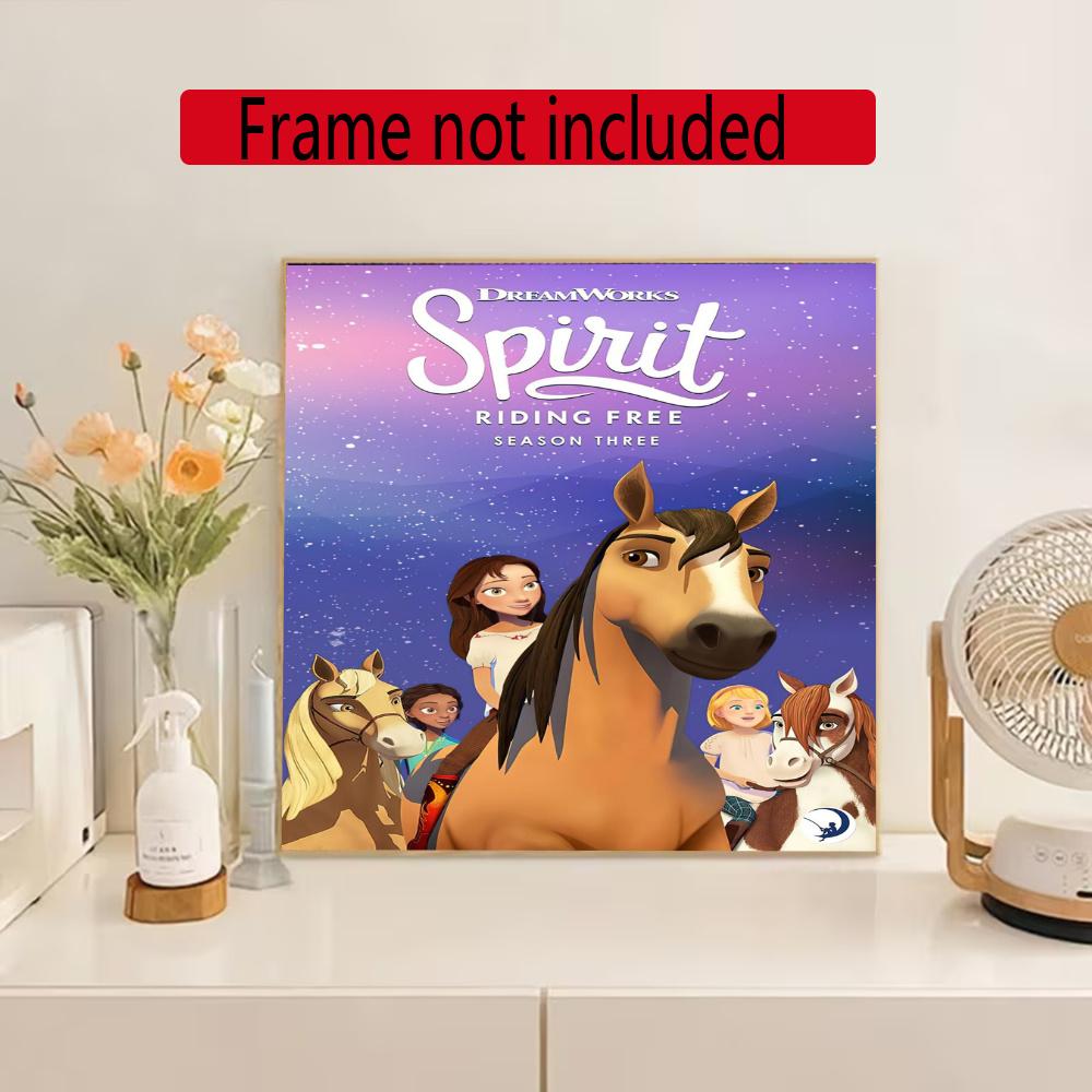 Spirit Free 5D Diy Diamond Painting Round Diamond Diy Frameless Holiday Artwork Suitable For Home Office Wall Decoration