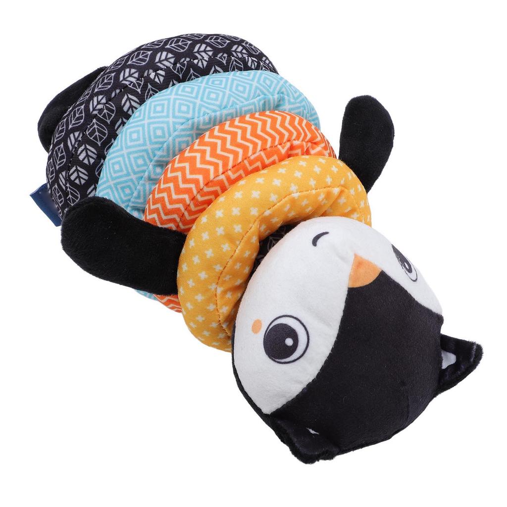 Plush Stacking Rings Baby Toy Soft Machine Washable Learning Stacking Toy for Infants