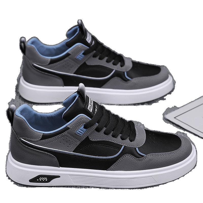 Labor insurance summer breathable new leather board shoes casual sports little white tide shoes