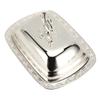 Silver Finish Covered Serving Dish European Style Candy Bowl Stylish Fruit Dish  For Candies