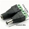 5 Pairs DC 12V Male Female Connectors 2.1*5.5mm Power Plug Adapter Jacks Sockets Connector For Signal Color LED Strip Camera