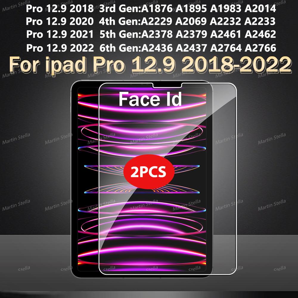 2 Stück Gehärtetes Glas Displayschutzfolie Für ipad Pro Air 13 11 2024 M4 M2 Air 5 4 Pro 12.9 11 M3 M5 2025 2026 Film