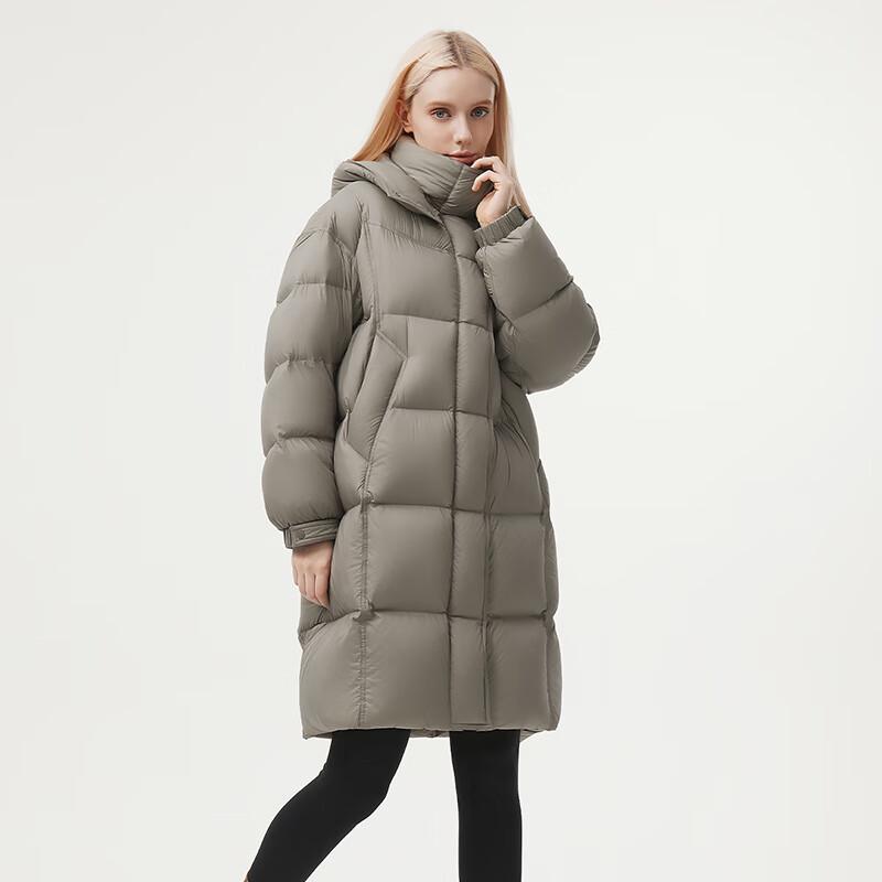 Tanboer Women's Merad Puffer Down Jacket with Detachable Hood